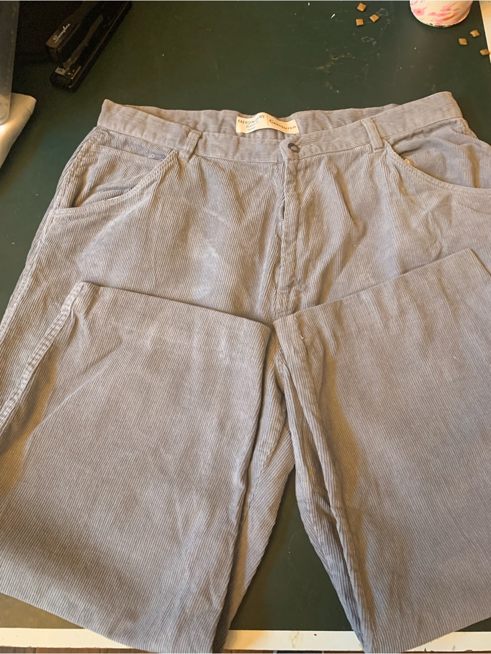 Faded Glory Light Blue Corduroy Women’s Pants